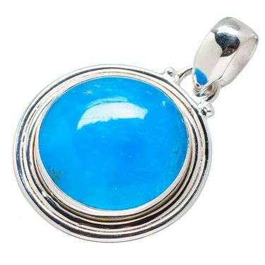 Sterling silver pendant - SMITHSONITE - Dreams Collection