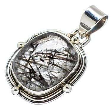 Sterling silver pendant - TOURMALINATED QUARTZ - Dreams Collection