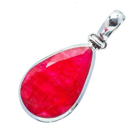Sterling silver pendant - RUBY - Dreams Collection