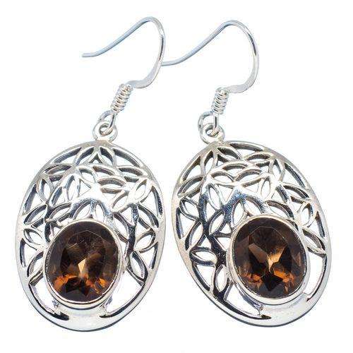 Sterling silver earrings - SMOKY QUARTZ - Dreams Collection