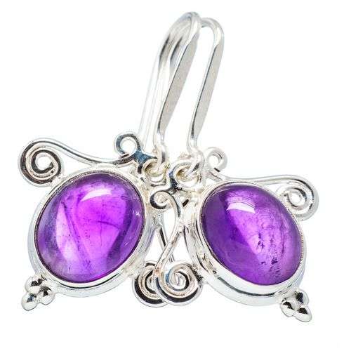 Sterling silver earrings - AMETHYST - Dreams Collection