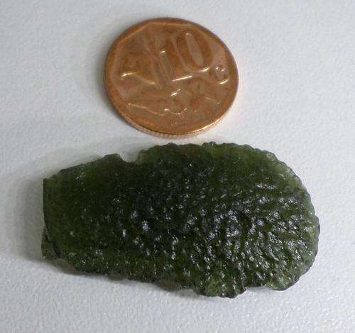 MOLDAVITE 17.6 cts (Chlum, Czech Republic)
