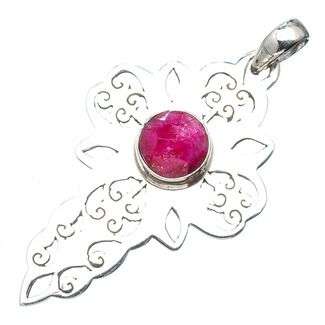 Sterling silver pendant - RUBY - Dreams Collection