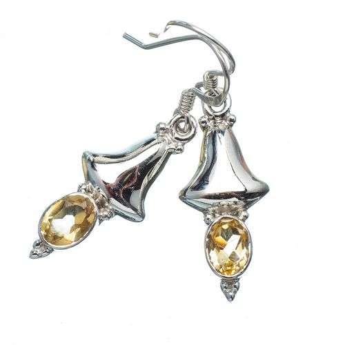 Sterling silver earrings - CITRINE - Dreams Collection