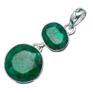 Sterling silver pendant - EMERALD - Dreams Collection