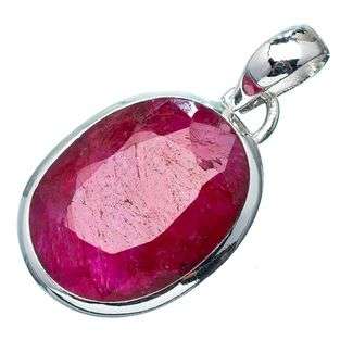 Sterling silver pendant - RUBY - Dreams Collection