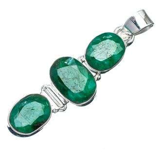 Sterling silver pendant - EMERALD - Dreams Collection