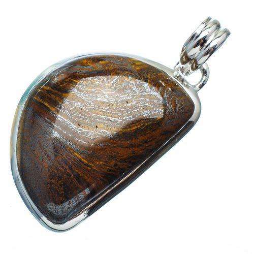 Sterling silver pendant - TIGER IRON - Dreams Collection