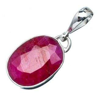 Sterling silver pendant - RUBY - Dreams Collection