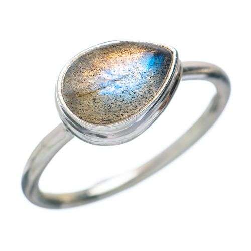 Sterling silver ring - LABRADORITE - Dreams Collection (size 7.25 / O to P)
