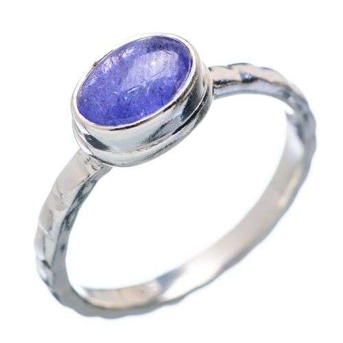 Sterling silver ring - TANZANITE - Dreams Collection (size 7.5 / P)