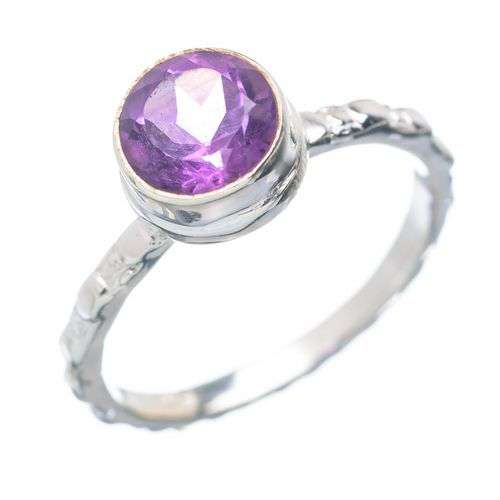 Sterling silver ring - AMETHYST - Dreams Collection (size 7.25 / O to P)