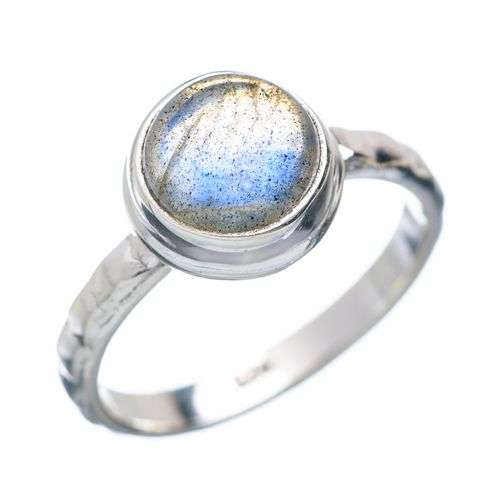Sterling silver ring - LABRADORITE - Dreams Collection (size 6.5 / N)