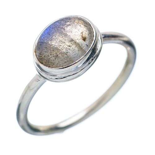 Sterling silver ring - LABRADORITE - Dreams Collection (size 7.25 / O to P)