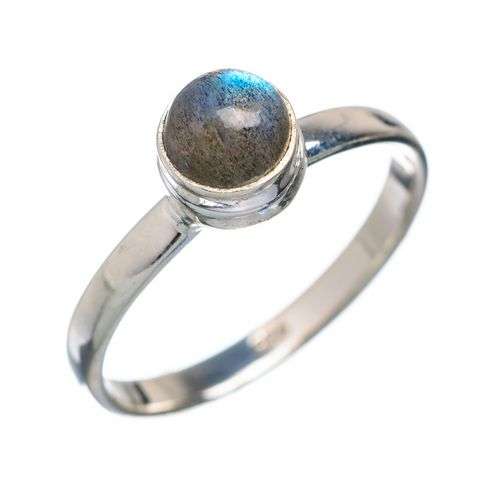 Sterling silver ring - LABRADORITE - Dreams Collection (size 8.5 / Q half)