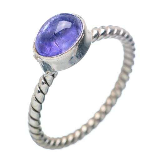 Sterling silver ring - TANZANITE - Dreams Collection (size 7 / O)