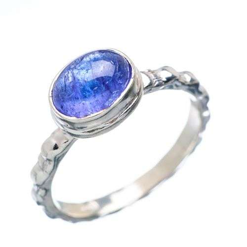 Sterling silver ring - TANZANITE - Dreams Collection (size 6 / M)