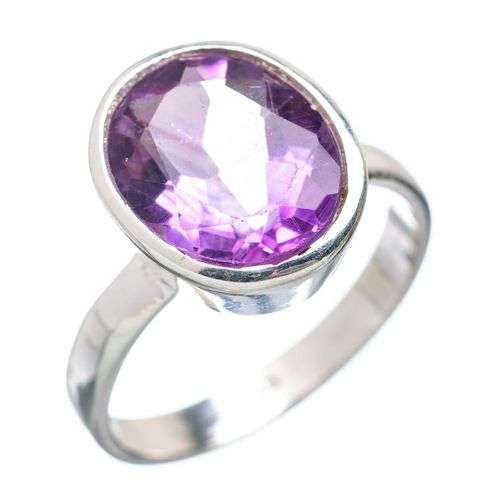 Sterling silver ring - AMETHYST - Dreams Collection (size 8 / Q)