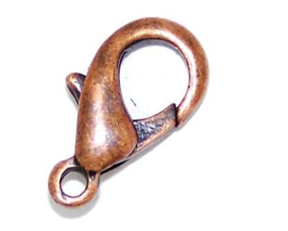 14mm Lobster clasp (copper) - sold individually