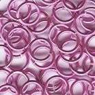 CHAIN MAILLE jump rings - Dark pink / lilac - sold in packs of 10