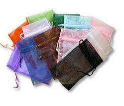 Wholesale prices on 9cm x 7.5cm ORGANZA BAGS...