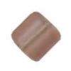 SALE ** 5mm tube Coffee ICED beads (10 pcs)