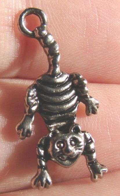 CHARM - Metal / nickel CAT - sold individually