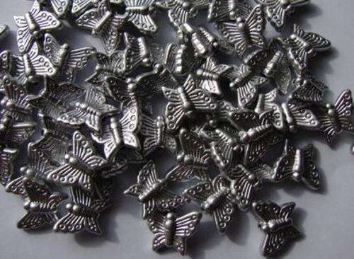 SILVER Metallic butterflies