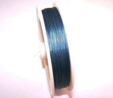 Tiger tail - DARK TEAL - 0.45mm - 100m SPOOL