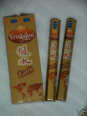 Feng Shui EARTH Incense (20 stick tube)