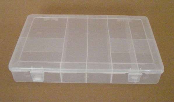 Organiser box 8 compartments - a safe place for all your small beads & findings - sold individually