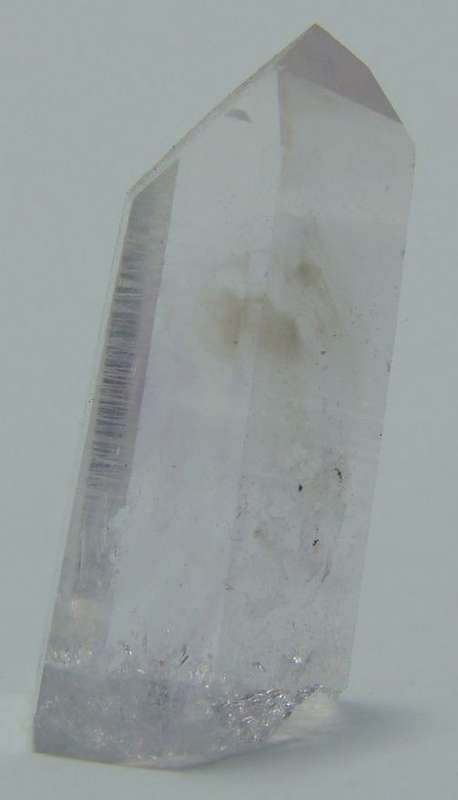 Natural BRANDBERG Crystal point with Amethyst & Smoky phantoms