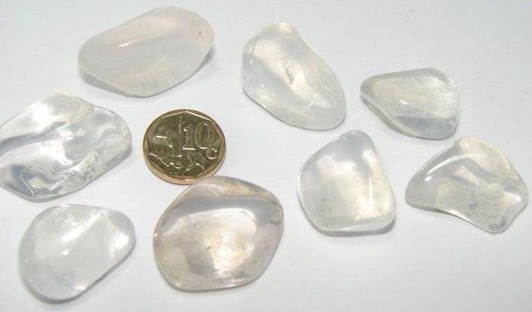 Natural GIRASOL (Moon Opal) tumbles