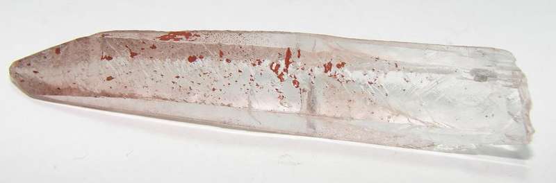 Natural unpolished / raw LEMURIAN SEED QUARTZ point