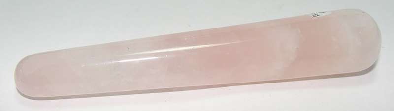 Natural ROSE QUARTZ massage wand