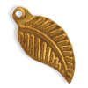 STAMPING - brass / goldplated LEAF (sold individually)