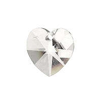 CRYSTAL Swarovski 10mm heart pendant