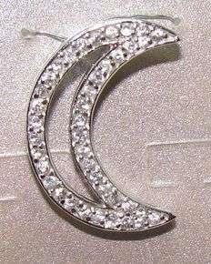Created DIAMONDS (40) set in Sterling Silver (pendant)