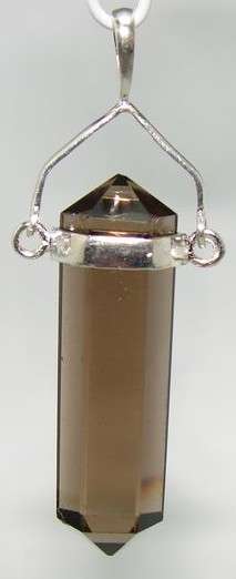 Natural SMOKY QUARTZ set in Sterling Silver