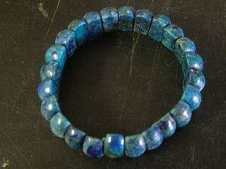 Natural LAPIS LAZULI (with Pyrite flecks) bracelet