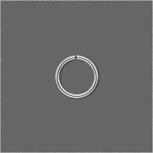5mm SILVER PLATED jump rings (1mm thick) - Sold per pack of 15