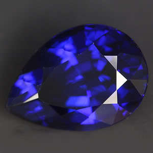 Beautiful! 2.45 cts Natural BLUE SAPPHIRE pear facet (Thailand)
