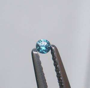 Two available! Sparkling 1.6mm to 1.8mm Natural Fancy BLUE DIAMOND round facets (Africa)