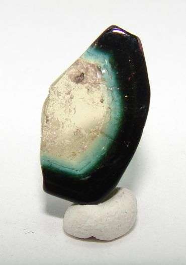 7.65 cts Natural TOURMALINE SLICE - Indicolite, Achroite, Dravite & Verdelite