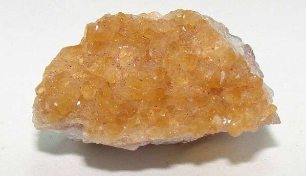 Natural CITRINE druse