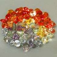 Natural FANCY COLOURED SAPPHIRE 2.6mm round facets (Africa) - 55 pieces available