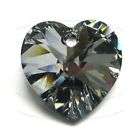 CRYSTAL SILVER NIGHT Swarovski 10mm heart pendant