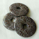 Natural PYRITE 30mm donut