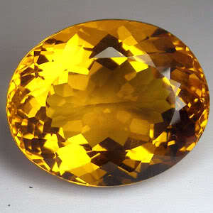 Lovely gem! 16.00 cts Natural CITRINE oval facet (Brazil)
