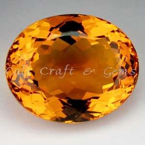 LUNCHTIME MADNESS! 20.65 cts Natural CITRINE oval facet (Brazil)
